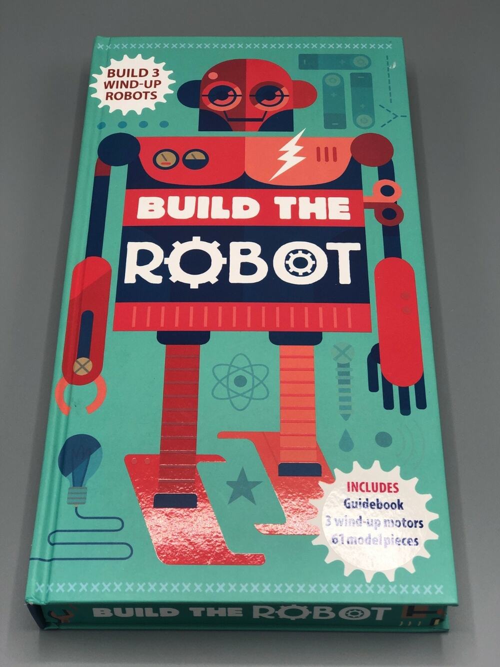 Build the Robot Silver Dolphin Books Activity Kit 3 Wind Up Model Kit STEM New